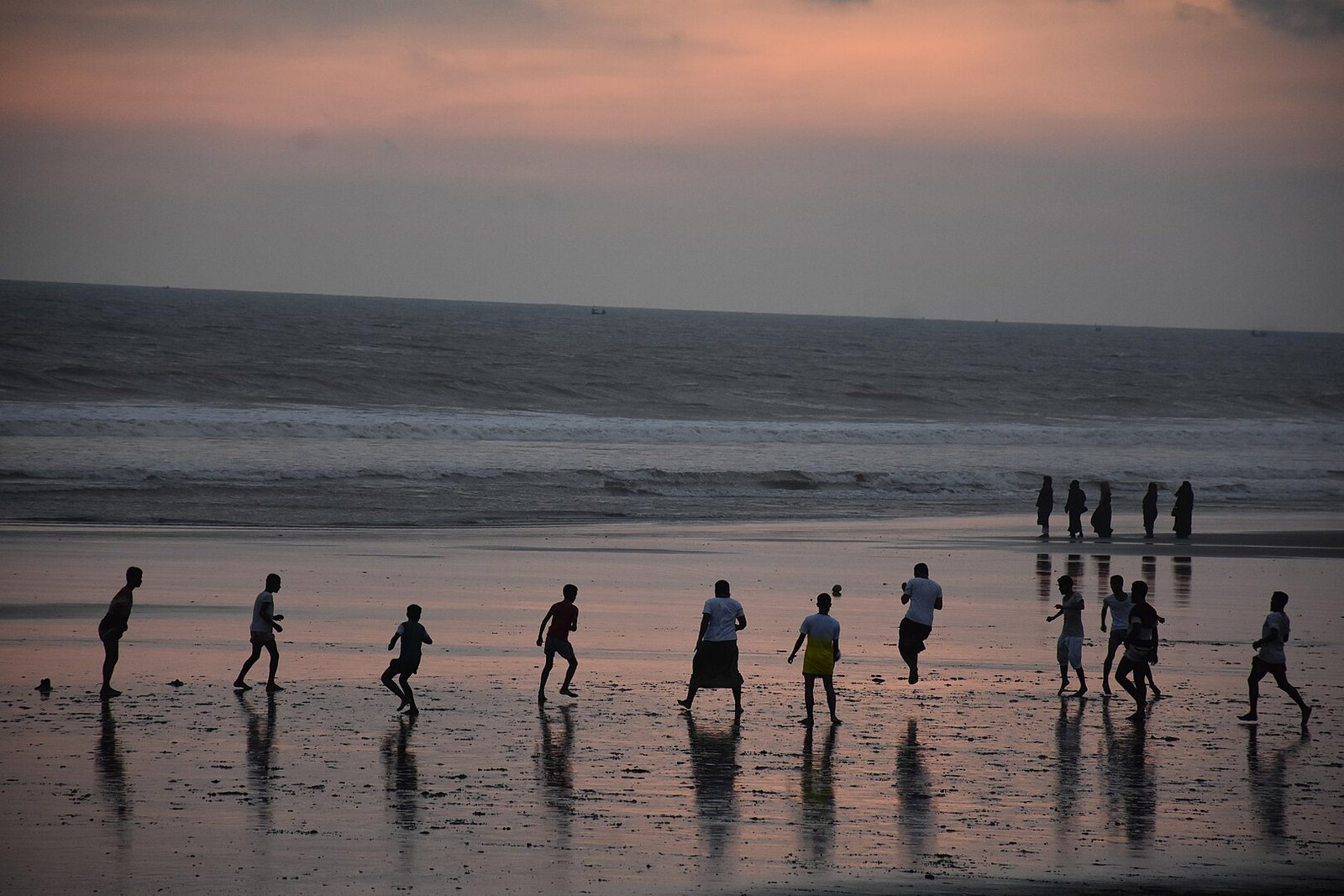 Image of Teknaf Beach at evening